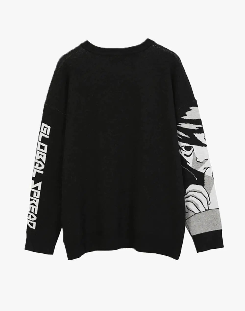 Amazon.com: FELLVISHK Anime Girl Figure Sweater Graphic Long Sleeve  Oversize Knitwear Sweatshirt Unisex 3D(Black, X-Small) : Clothing, Shoes &  Jewelry
