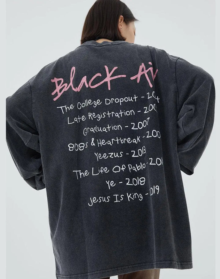 Blackair Global Spread Long Sleeve T-Shirt High Street Pink