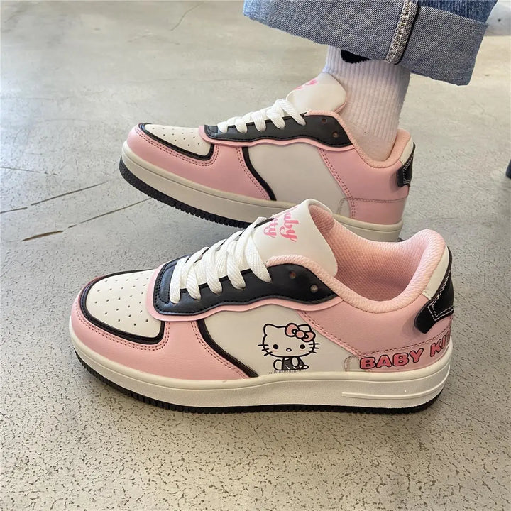 Kitty Kawaii Sneakers High Street Pink